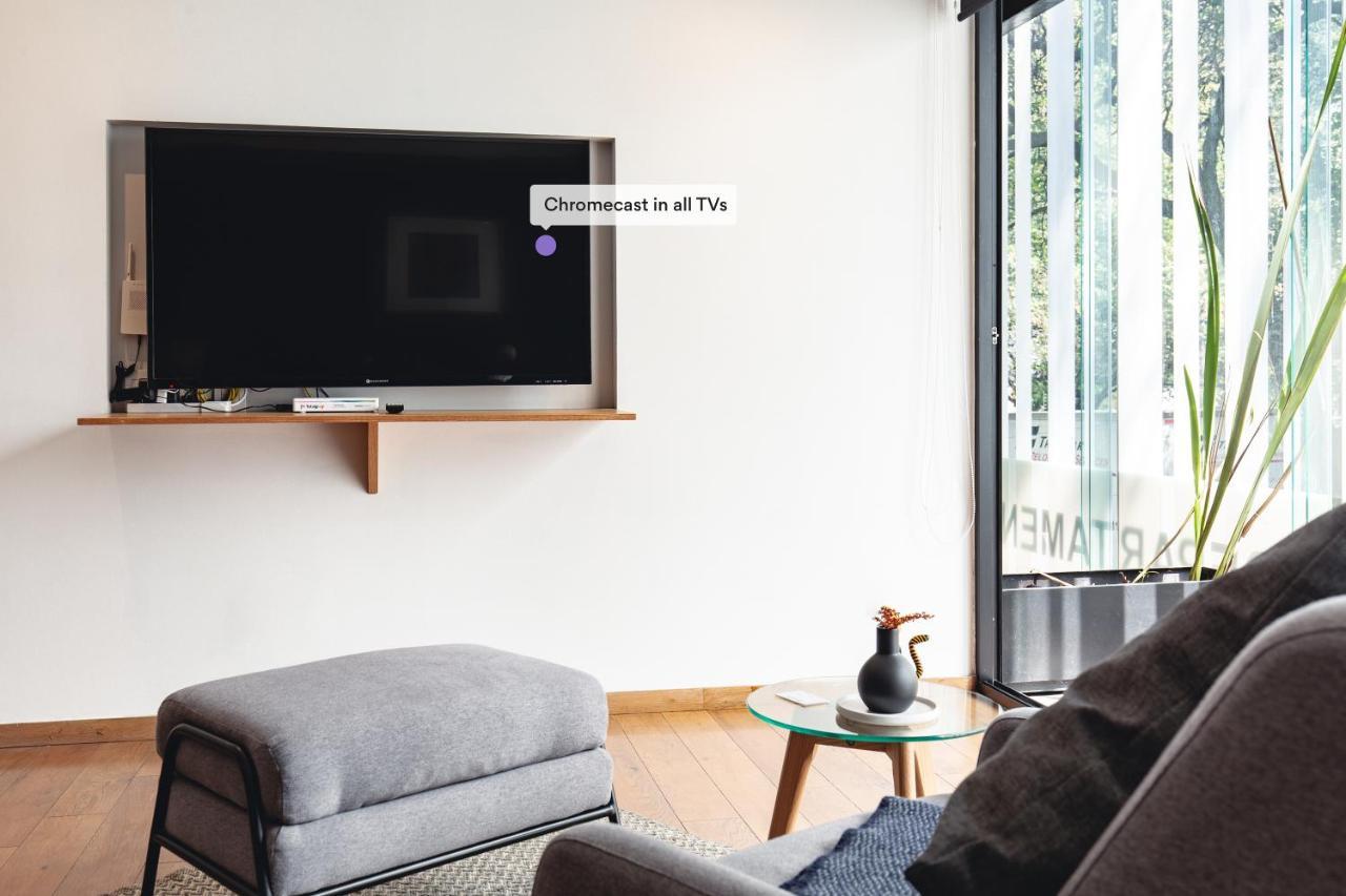 Casai Bright Designer Studio With Balcony In Polanco Meksika Oda fotoğraf